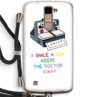 Smile: LG K10 (2016) Transparant Hoesje met koord