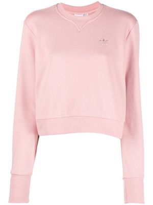 adidas sweat à col rond - Rose