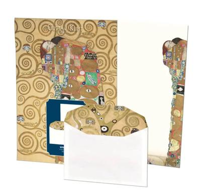 Briefpapier met enveloppen: Gustav Klimt