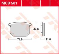 TRW Remblokken, en remschoenen voor de moto, MCB501 Allround organisch
