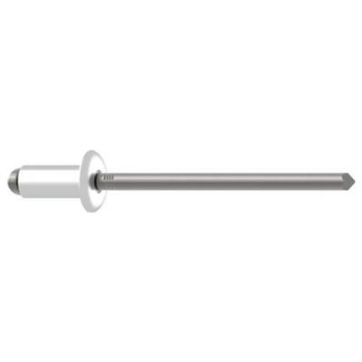Gesipa 1433487 Popnagel (Ø x l) 4 mm x 10 mm Staal Aluminium Aluminium Blindniet Al/St 4x10mm Standard KS 5,0-6,5mm 500 stuk(s)