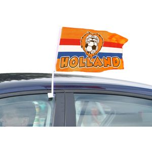 Oranje Holland autovlag 30 x 45 cm