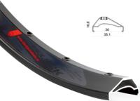 RODI Cycling Rim rodi ready 30 asy 30-622 32h black