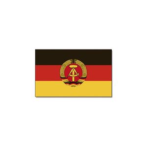 Landen thema vlag DDR 90 x 150 cm feestversiering