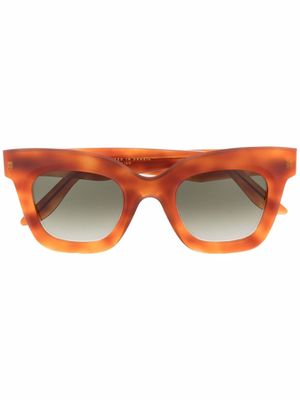Lapima lunettes de soleil Lisa x à monture carrée - Marron