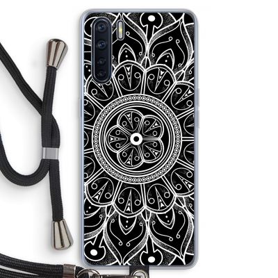 Roses Are Red: Oppo A91 Transparant Hoesje met koord