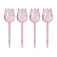 Alma Garden Waterdruppelaar - 4x - Tulpe - kunststof - 24 cm - Waterbol - Planten water geven