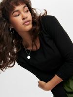 ONLY 15204712 Top Ronde hals Lange mouwen Katoen, Elastaan - thumbnail