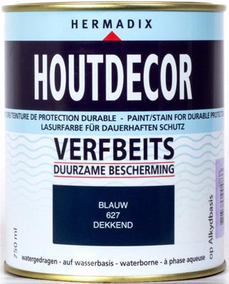Houtdecor 627 blauw 750 ml - Hermadix