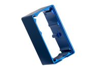 Servo case, aluminum (blue-anodized) (middle) (for 2250 servo) (TRX-2254)