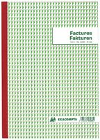 Exacompta factuurboek, ft 21 x 29,7 cm, tweetalig, tripli (50 x 3 vel) - thumbnail