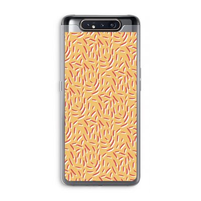 Camouflage: Samsung Galaxy A80 Transparant Hoesje