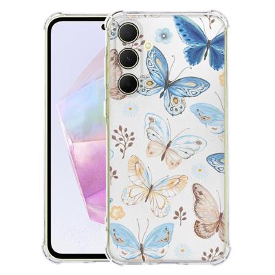 Samsung Galaxy A56 Hoesje - Vlinder TPU Antishock Samsung Galaxy A56 Hoesje - Vlinder TPU Antishock