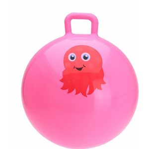 Skippybal roze met octopus 55 cm