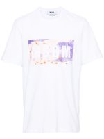 MSGM t-shirt en coton à logo imprimé - Blanc - thumbnail