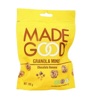 Granola minis chocolate banana bio