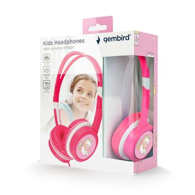 Hoofdtelefoon met Hoofdband GEMBIRD MHP-JR-PK Kinderen Hoofdtelefoon met Hoofdband GEMBIRD MHP-JR-PK Kinderen