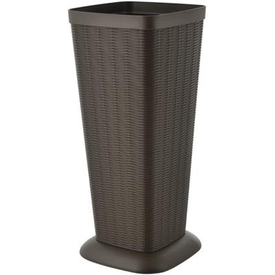 Stefanplast Parapluhouder - bruin - kunststof - 25 x 57 cm - Parapluhouder/paraplubak