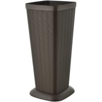 Stefanplast Parapluhouder - bruin - kunststof - 25 x 57 cm - Parapluhouder/paraplubak Stefanplast Parapluhouder - bruin - kunststof - 25 x 57 cm - Parapluhouder/paraplubak