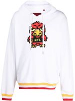 Mostly Heard Rarely Seen 8-Bit hoodie Atlanta à imprimé graphique - Blanc