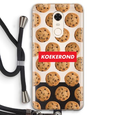 Koekerond: Xiaomi Redmi 5 Transparant Hoesje met koord