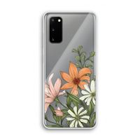 Floral bouquet: Samsung Galaxy S20 Transparant Hoesje