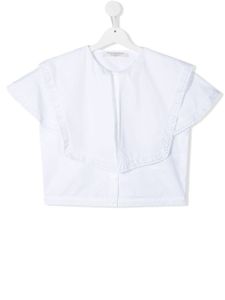 Philosophy Di Lorenzo Serafini Kids chemise à bords volantés - Blanc
