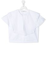 Philosophy Di Lorenzo Serafini Kids chemise à bords volantés - Blanc
