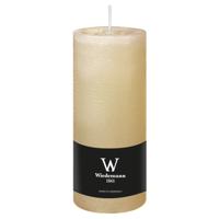 Cilinderkaars/stompkaars - rustieke kaars - creme wit - 7 x 16 cm - 66 branduren Cilinderkaars/stompkaars - rustieke kaars - creme wit - 7 x 16 cm - 66 branduren
