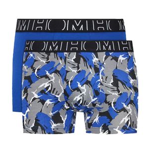 Hom boxershort Brian blue print 2-pack