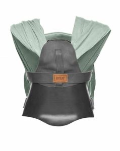 ByKay draagzak Carrier Zwart Leer/Minty Grey