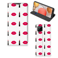 Samsung Galaxy A42 Hoesje met Magneet Lipstick Kiss