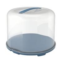 Rotho fresh taartdoos xl 35.5x34.5x26 cm horizon blauw/transparant
