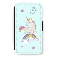 Regenboog eenhoorn: iPhone 12 mini Flip Hoesje