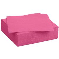 Diner/feest servetten - 30x - fuchsia roze - 38 x 38 cm - papier - 3-laags Diner/feest servetten - 30x - fuchsia roze - 38 x 38 cm - papier - 3-laags