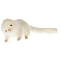 Knuffel fretten wit 23 cm