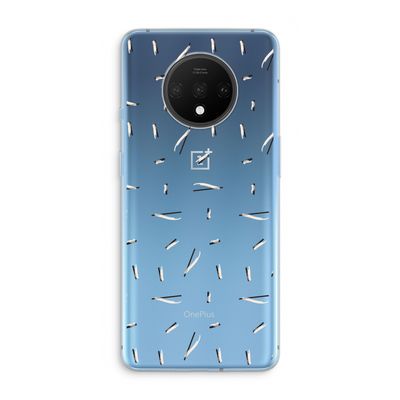 Hipster stripes: OnePlus 7T Transparant Hoesje