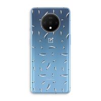 Hipster stripes: OnePlus 7T Transparant Hoesje