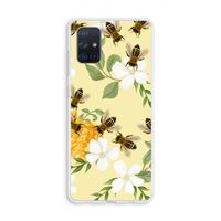 No flowers without bees: Galaxy A71 Transparant Hoesje