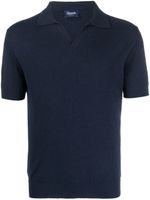 Drumohr jersey short-sleeved polo shirt - Bleu