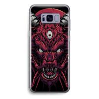 Hell Hound and Serpents: Samsung Galaxy S8 Plus Transparant Hoesje