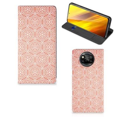 Xiaomi Poco X3 Pro | Poco X3 | Hoesje met Magneet | Pattern Orange