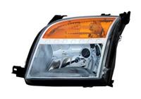 Koplamp links met knipperlicht H4 inclusief stelmotor 1811961