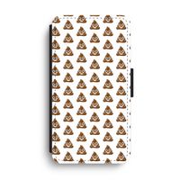Poop emoji: iPhone XS Max Flip Hoesje