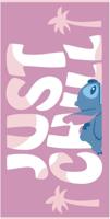 Stitch strandlaken Chill Roze 70 x 140 cm polyester