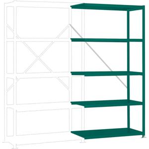 Manuflex RP1154.0001 Magazijnstelling uitbreidingsmodule (b x h x d) 1000 x 2000 x 600 mm Staalbodem