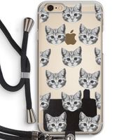 Kitten: iPhone 6 / 6S Transparant Hoesje met koord