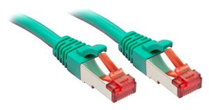 LINDY 47745 RJ45 Netwerkkabel, patchkabel CAT 6 S/FTP 0.30 m Groen Snagless 1 stuk(s)