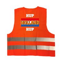 Hup Holland hup oranje veiligheidshesje EK / WK supporter outfit voor volwassenen