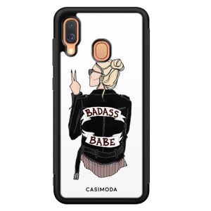 Samsung Galaxy A40 hoesje - Badass babe blondine